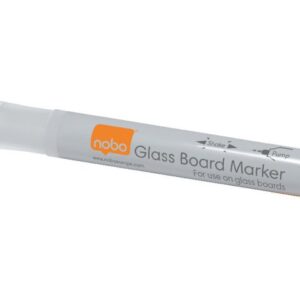 Whiteboardpenna NOBO glas vit 4/fp