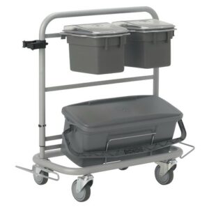 Städvagn VIKAN Slimliner grå