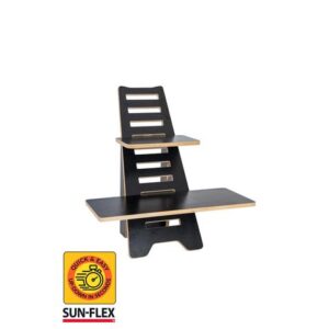 Bord SUN-FLEX Easydesk Rise svart