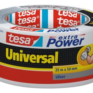 Vävtejp TESA Extra Power 50mmx25m silver