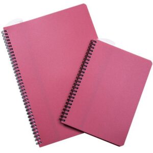 Anteckningsblock PP A5 90bl röd