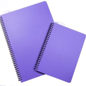 Anteckningsblock PP A5 90bl lila