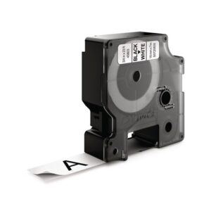 Tape DYMO D1 19mm svart på vit