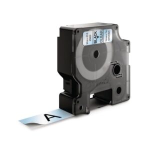 Tape DYMO D1 19mm svart på klar