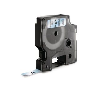 Tape DYMO D1 9mm svart på klar