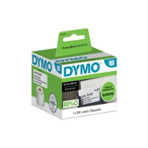Etikett DYMO LW limfri 51x89mm 300/fp
