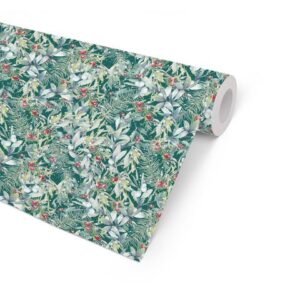 Julpapper Winter green 57cmx154m