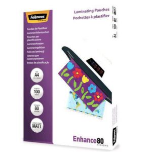 Laminat FELLOWES A4 80mic matt 100/fp