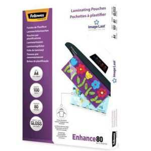 Laminat FELLOWES A4 80mic klar 100/fp