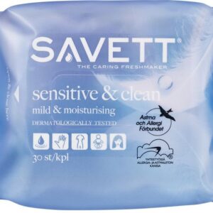 Våtservett SAVETT Sensitive 30/fp