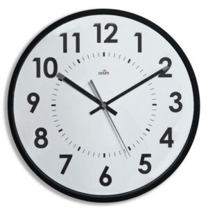 Väggur CEP Silent Ø30cm svart