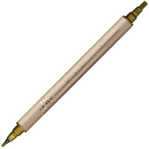 Kalligrafipenna ZIG dubbel spets guld