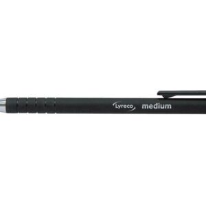Kulpenna LYRECO grip 1,0mm svart