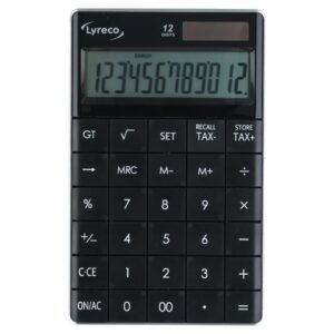 Bordsräknare LYRECO 1589 12 siffror sva