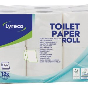 Toalettpapper LYRECO 22m 12/fp