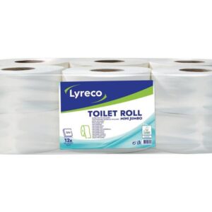 Toalettpapper LYRECO Mini 180m 12/fp