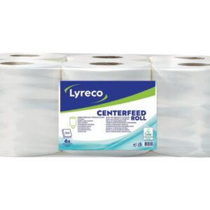 Torkrulle LYRECO Maxi 148,5m vit 6/fp