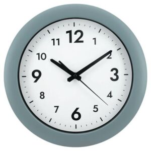 Väggur Easytime Ø30cm grå