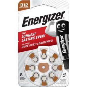 Batteri ENERGIZER hörsel 312 brun 8/fp