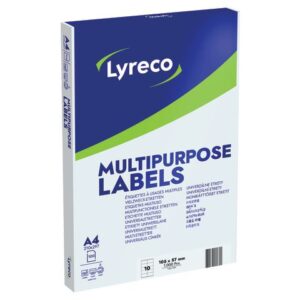 Etikett LYRECO 105x 57mm 1000/fp