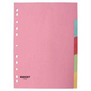 Kartongregister LYRECO budget A4 5-flik