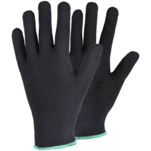 Textilhandske TEGERA 925 noppor svart 7
