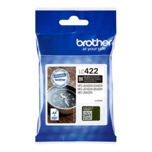 Bläckpatron BROTHER LC422BK Svart