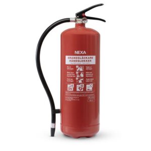 Brandsläckare NEXA 6kg pulver 43A röd
