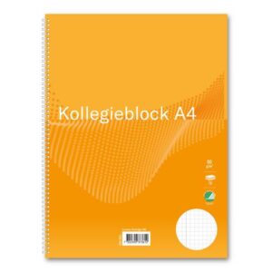 Kollegieblock FW A4 60g 70bl rut gul