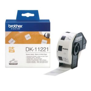 Etikett BROTHER DK11221 23x23mm 1000/fp