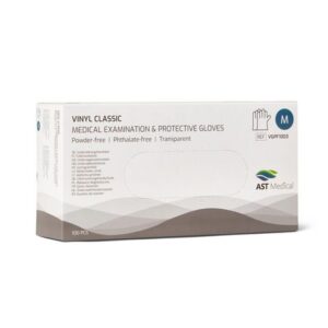 Vinylhandske puder & ftalatfri M 100/fp