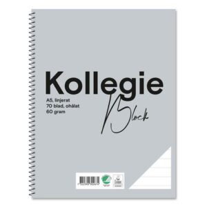 Kollegieblock FW A5 60g 70bl linj oh