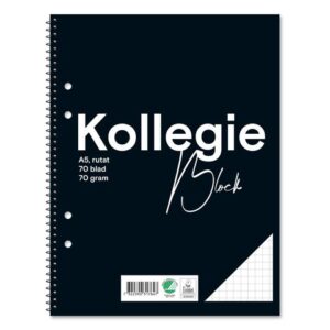 Kollegieblock FW A5 70g 70bl rut h