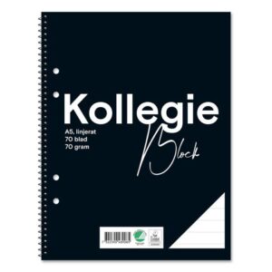 Kollegieblock FW A5 70g 70bl linj h