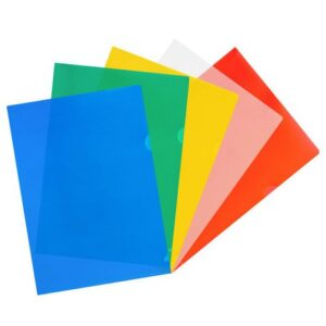 Aktmapp A4 0,15 sort färger 25/fp