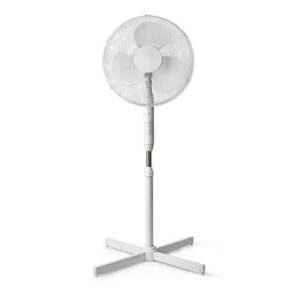 Stativfläkt NEDIS 40 cm 45W + fjärr vit