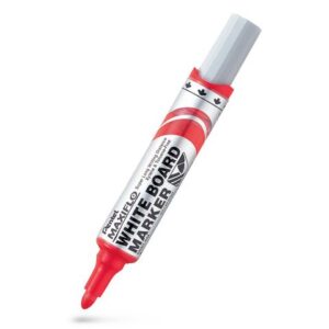 Whiteboardpenna PENTEL Maxiflo rund röd