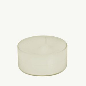 Värmeljus 100% raps 38x24mm 40/fp vit