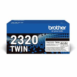 Toner BROTHER TN2320 2x2,6K svart 2/fp