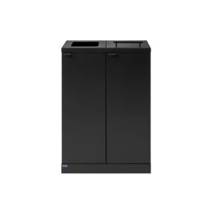 Avfallshantering BICA 2x65L kombo grå