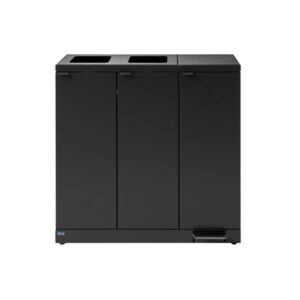 Avfallshantering BICA 3x65L pedal grå