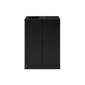 Avfallshantering BICA 2x65L kombo svart