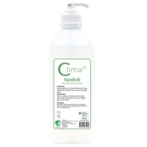 Tvål CLIMA30 med pump oparfym. 600ml