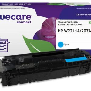 Toner WECARE HP W2211A 207A 1,25K cyan