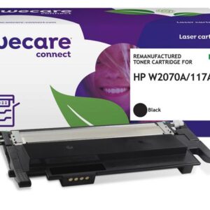 Toner WECARE HP W2070A 117A 1,6K svart