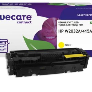 Toner WECARE HP W2032A 415A 2,1K gul