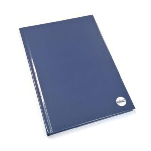 Anteckningsbok inbunden A4 linjerad blå
