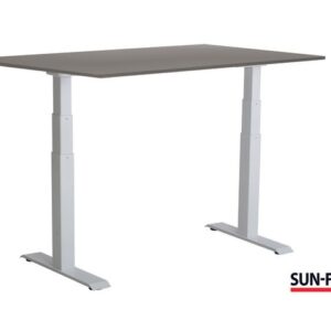Bord SUN-FLEX VI höj/sänk 160x80 vit/grå