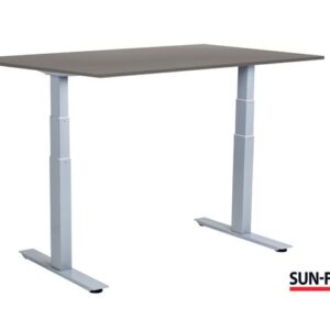 Bord SUN-FLEX VI höj/sänk 120x80 grå/grå