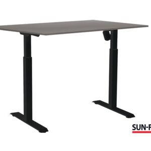 Bord SUN-FLEX I höj/sänk 120x80 sva/grå